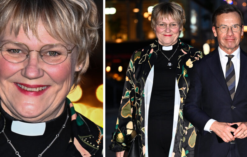 Birgitta Ed p&aring; fest med maken &ndash; mitt under kyrkans granskning