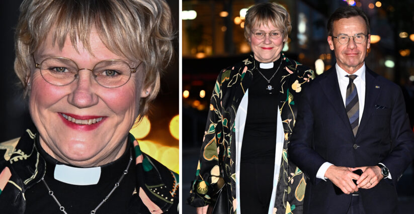 Birgitta Ed p&aring; fest med maken &ndash; mitt under kyrkans granskning