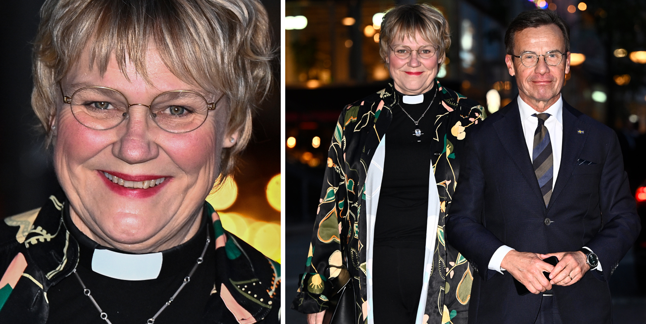 Birgitta Ed p&aring; fest med maken &ndash; mitt under kyrkans granskning