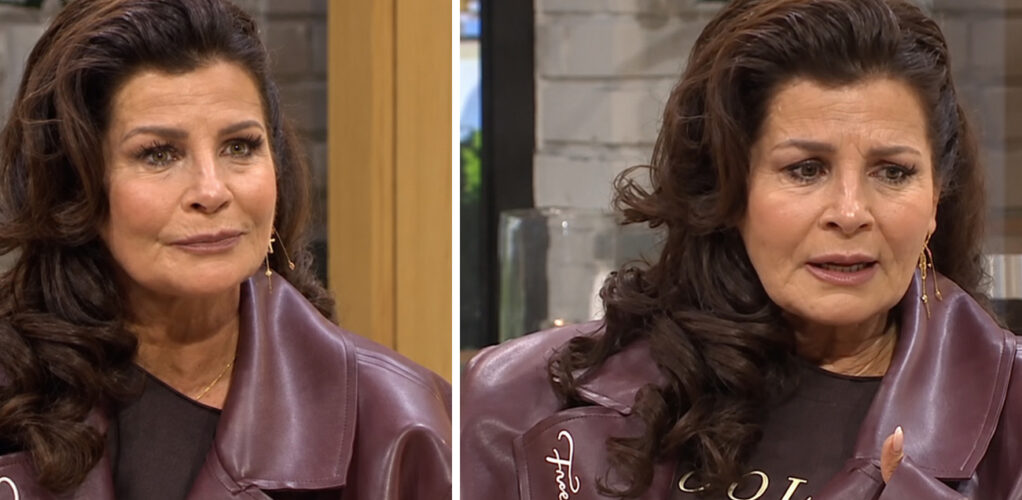 Carola blir känslosam när hon om sitt liv i TV4:s ”Nyhetsmorgon”.