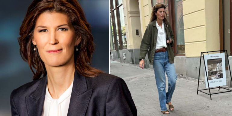 Cecilia Gralde l&auml;mnar SVT-studion &ndash; h&auml;r avsl&ouml;jas hon p&aring; eleganta &Ouml;stermalm