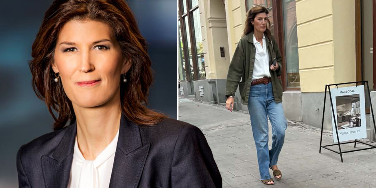 Cecilia Gralde l&auml;mnar SVT-studion &ndash; avsl&ouml;jas p&aring; eleganta &Ouml;stermalm