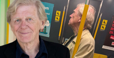 Inga galenskaper n&auml;r Claes Eriksson tar tunnelbanan &ndash; se bilderna