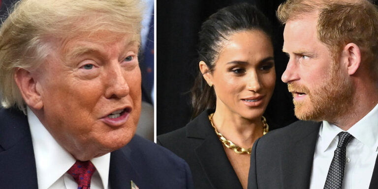 Donald Trumps iskalla utspel om prins Harry och Meghan