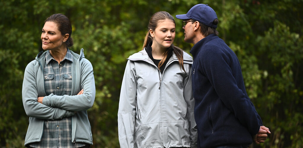 Det blev en h&auml;rlig dag i naturen f&ouml;r Victoria, Estelle och Daniel. 