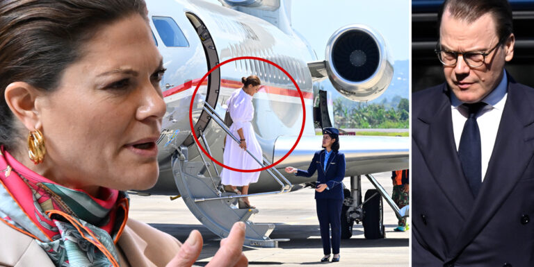 Victoria har l&auml;mnat landet &ndash; f&aring;ngad p&aring; nya bilder utan prins Daniel
