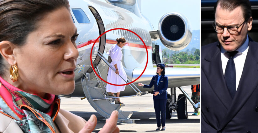 Victoria har l&auml;mnat landet &ndash; f&aring;ngad p&aring; nya bilder utan prins Daniel