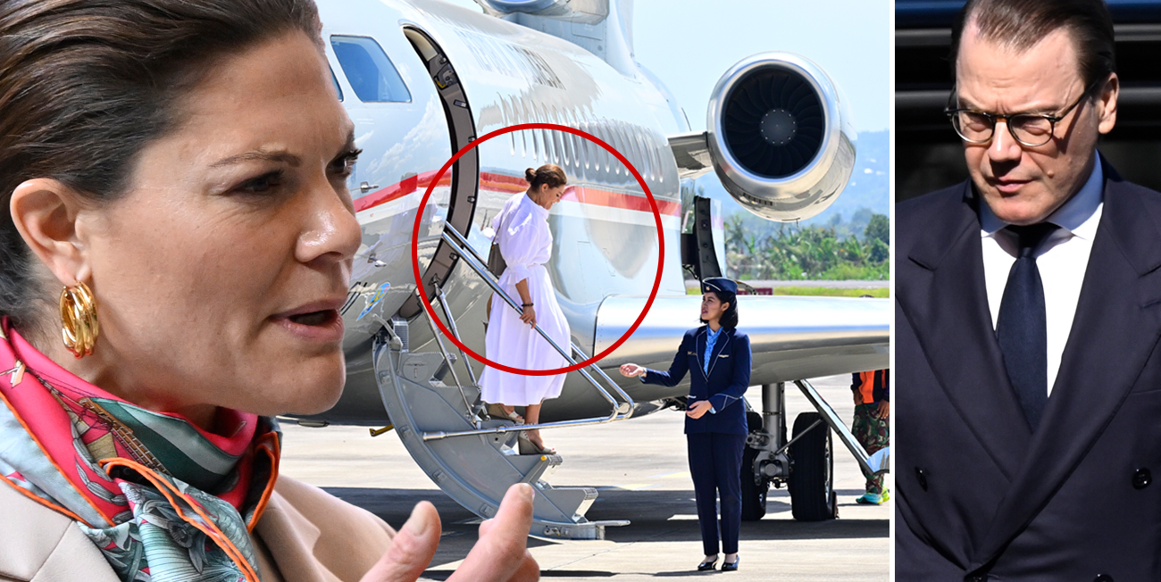 Victoria har l&auml;mnat landet &ndash; f&aring;ngad p&aring; nya bilder utan prins Daniel