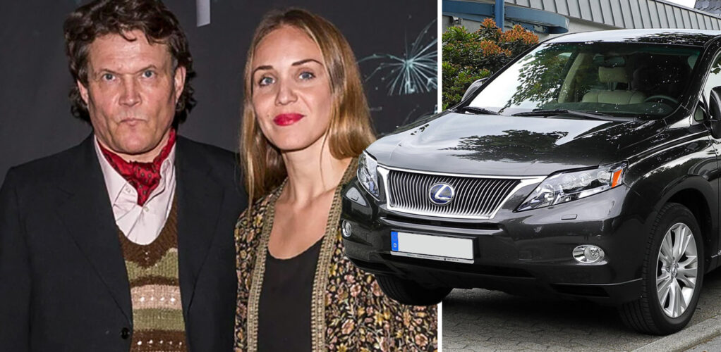 Liza Morberg, dotter till Per Morberg, s&auml;ljer den Lexus hon k&ouml;rde vid polisstoppet. Till h&ouml;ger syns en Lexus av samma &aring;rsmodell.