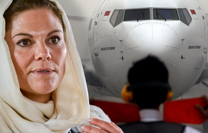 Victoria fast i flygkaoset &ndash; hovet bekr&auml;ftar dramat i Indonesien