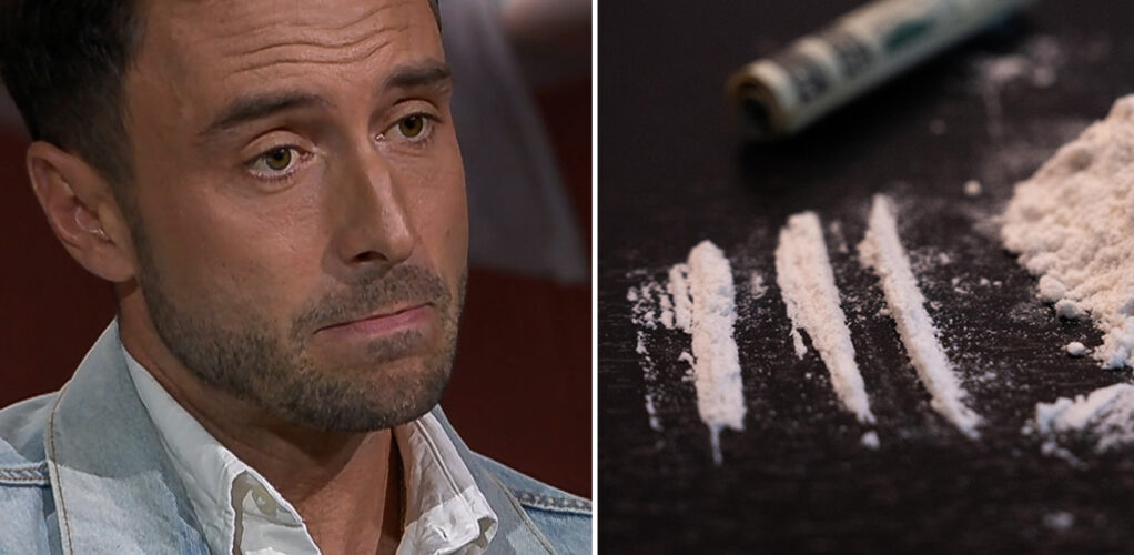 Måns Zelmerlöw berättar om sitt tidigare kokainbruk i ”Skavlan & Sverige”.