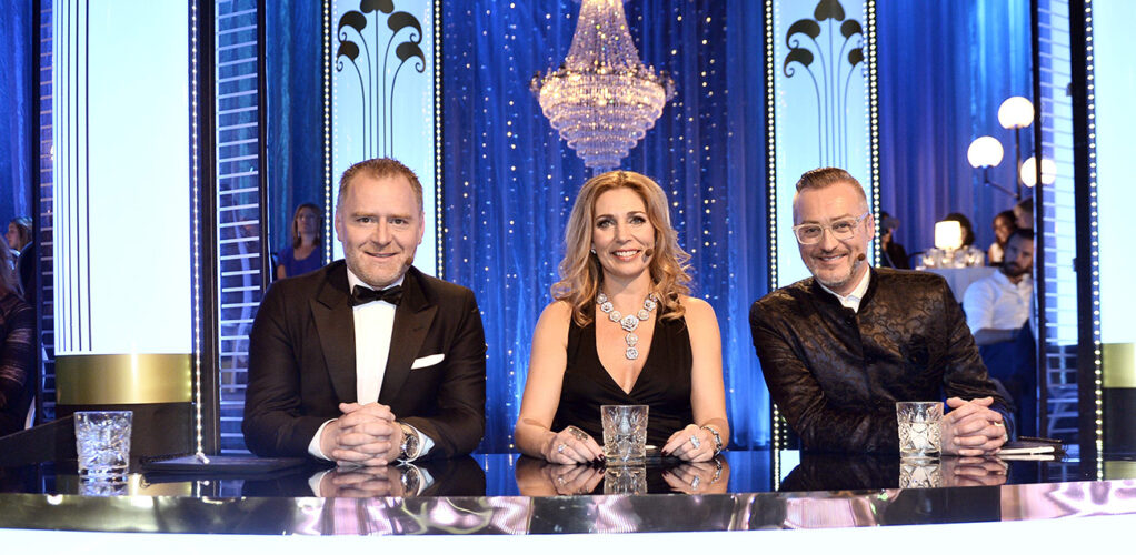 Tiden i rampljuset. Dermot Clemenger tillsammans med Ann Wilson och Tony Irving i ”Let's dance”-juryn.