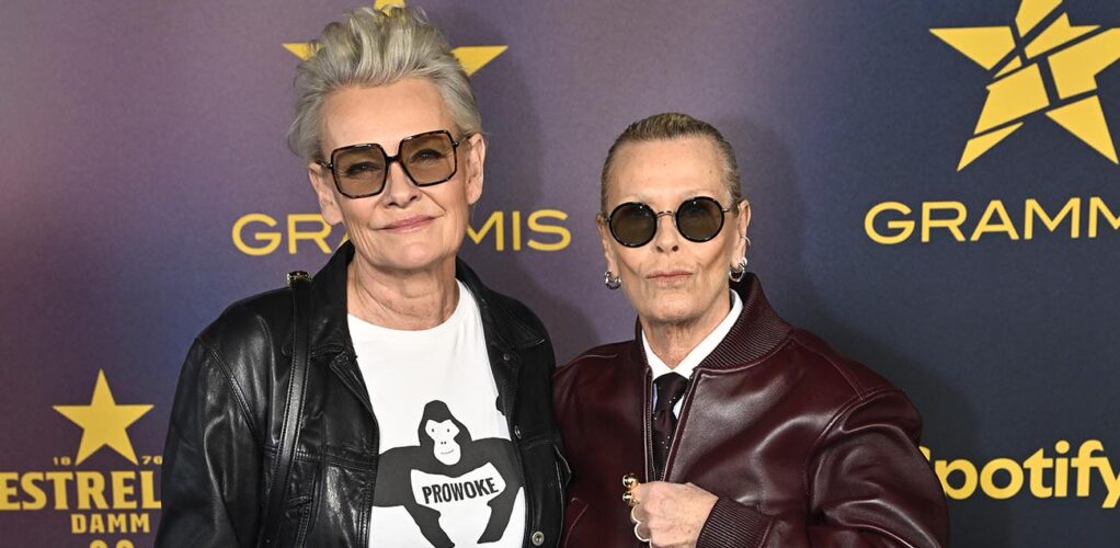 Eva Dahlgren och Efva Attling p&aring; Grammisgalan 2026. Enligt Attling har humor och respekt varit avg&ouml;rande f&ouml;r att k&auml;rleken ska h&aring;lla.