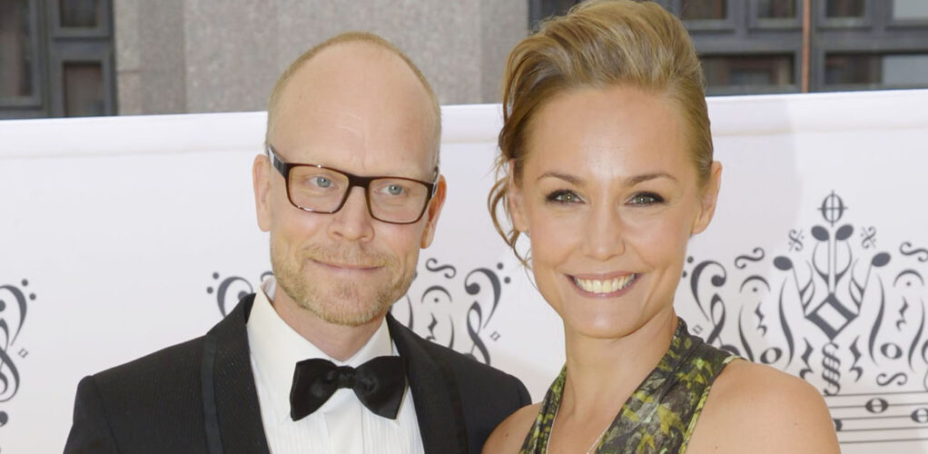 Kristian Luuk och Carina Berg var under många år ett av Sveriges mest omskrivna tv-par. Här syns de tillsammans vid utdelningen av Polarpriset 2012.