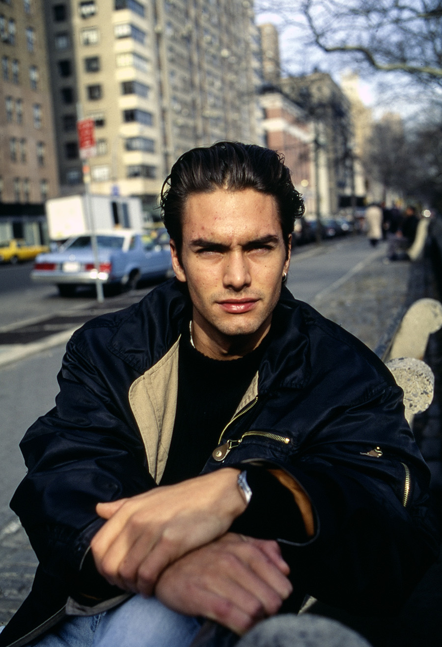 Marcus Schenkenberg i New York under 1990-talet.