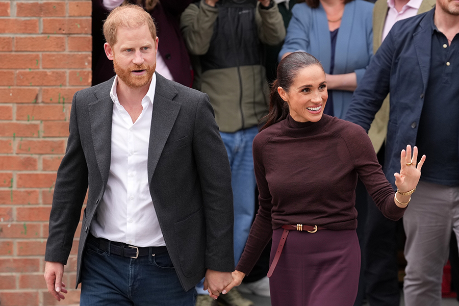 Prins Harry och Meghan Markle tillsammans i Nottingham