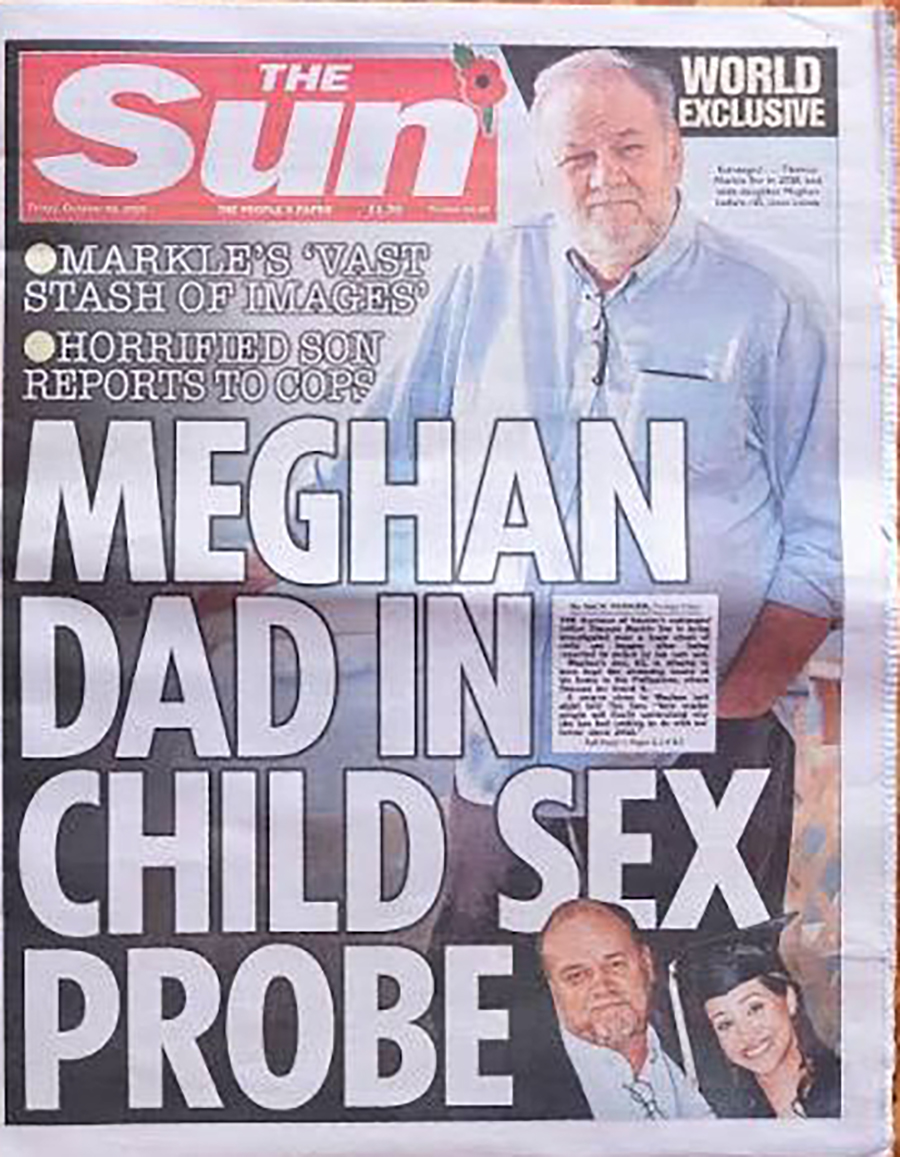 Thomas Markle och anklagelserna