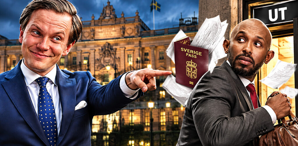 Tobias Andersson (SD kr&auml;ver att riksdagskollegan Mohamed Ali (V) fr&aring;ntas sitt svenska medborgarskap.